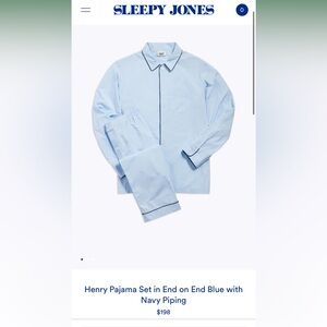 Sleepy Jones Mens Pajama Set